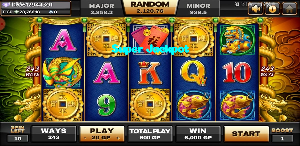 Super Jackpot casino presented on mobile device in Pakistan with slots and live games
